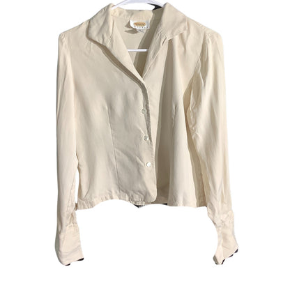 Talbots Silk Blouse Women’s Size Small Petite – Classic, Minimalist, Button-Up