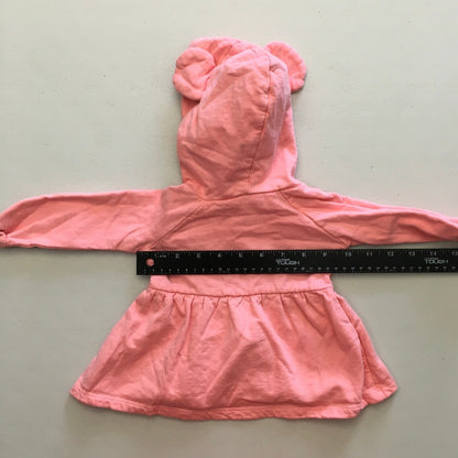Disney Minnie Mouse Hooded Dress  Size 3/6M - Cute, Playful, Cozy