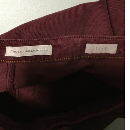 Pilcro and the Letterpress Women's Corduroy Skirt 8 – Stylish, Comfy, Versatile