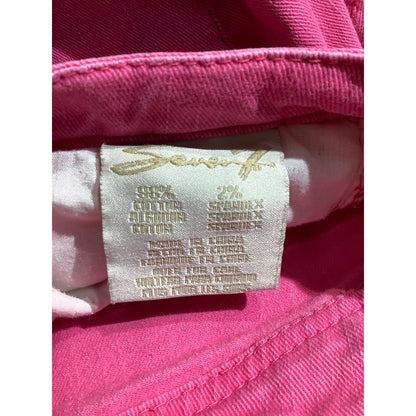 Seven7 Hot Pink Skinny Jeans Women’s Size 10 — Bold, Slim Fit, Stretch Denim