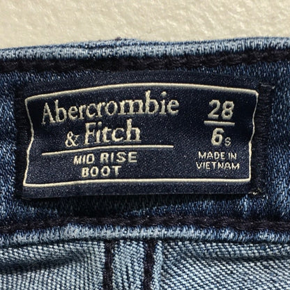 Abercrombie & Fitch Mid-Rise Bootcut Jeans Size 28 6S - Y2K, Casual, Classic