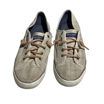 Sperry Top-Sider View Cross Hatch Shoes Women’s 10M — Casual, Coastal, Classic