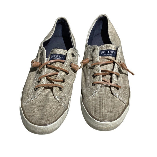 Sperry Top-Sider View Cross Hatch Shoes Women’s 10M — Casual, Coastal, Classic