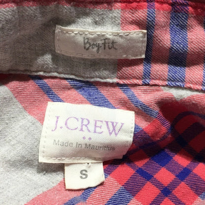 J.Crew Boy Fit Plaid Shirt Size S - Preppy, Casual, Classic