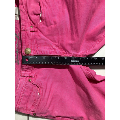 Seven7 Hot Pink Skinny Jeans Women’s Size 10 — Bold, Slim Fit, Stretch Denim