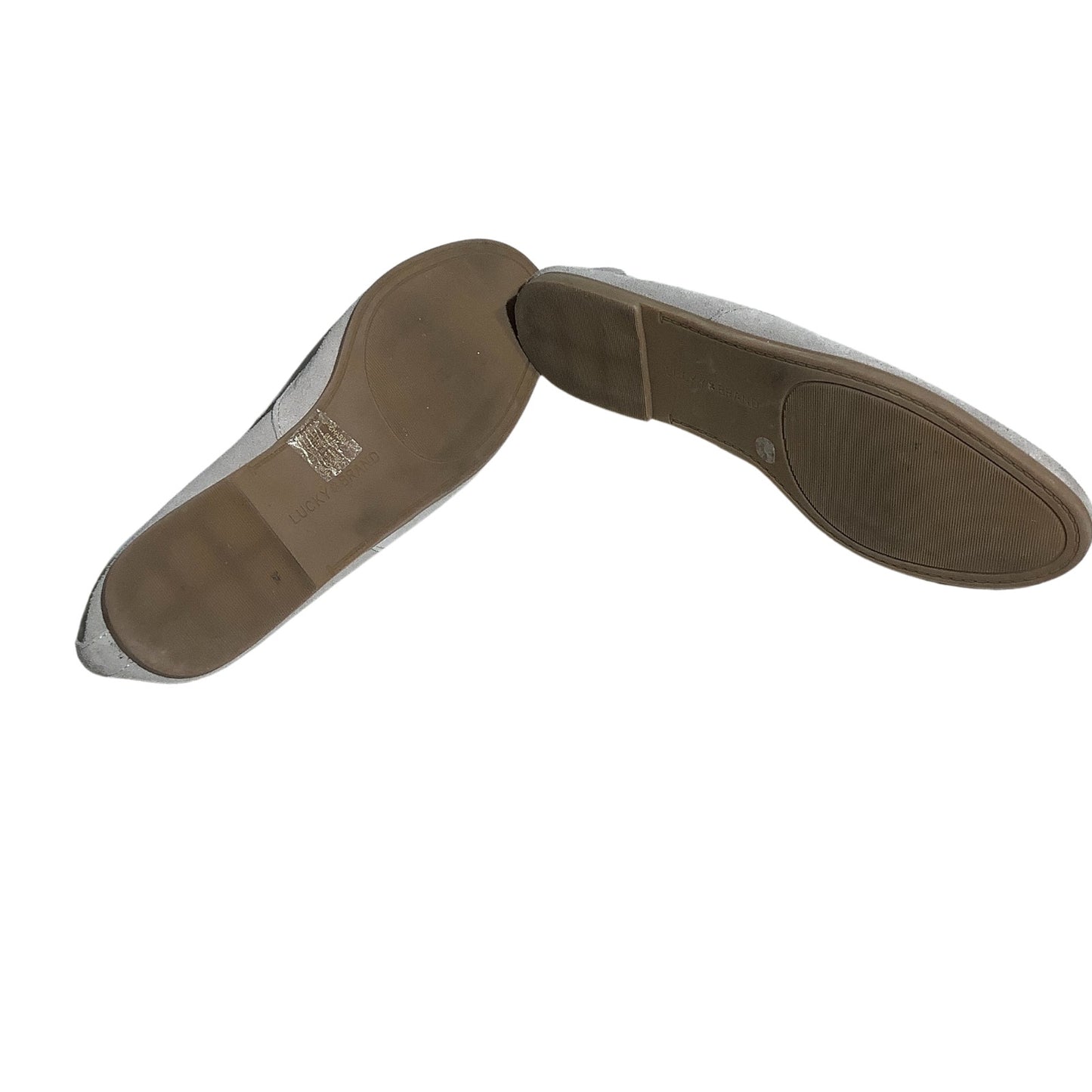 Lucky Brand Suede Slip-On Loafers Women’s Size 9M –Minimalist, Casual, Soft Gray