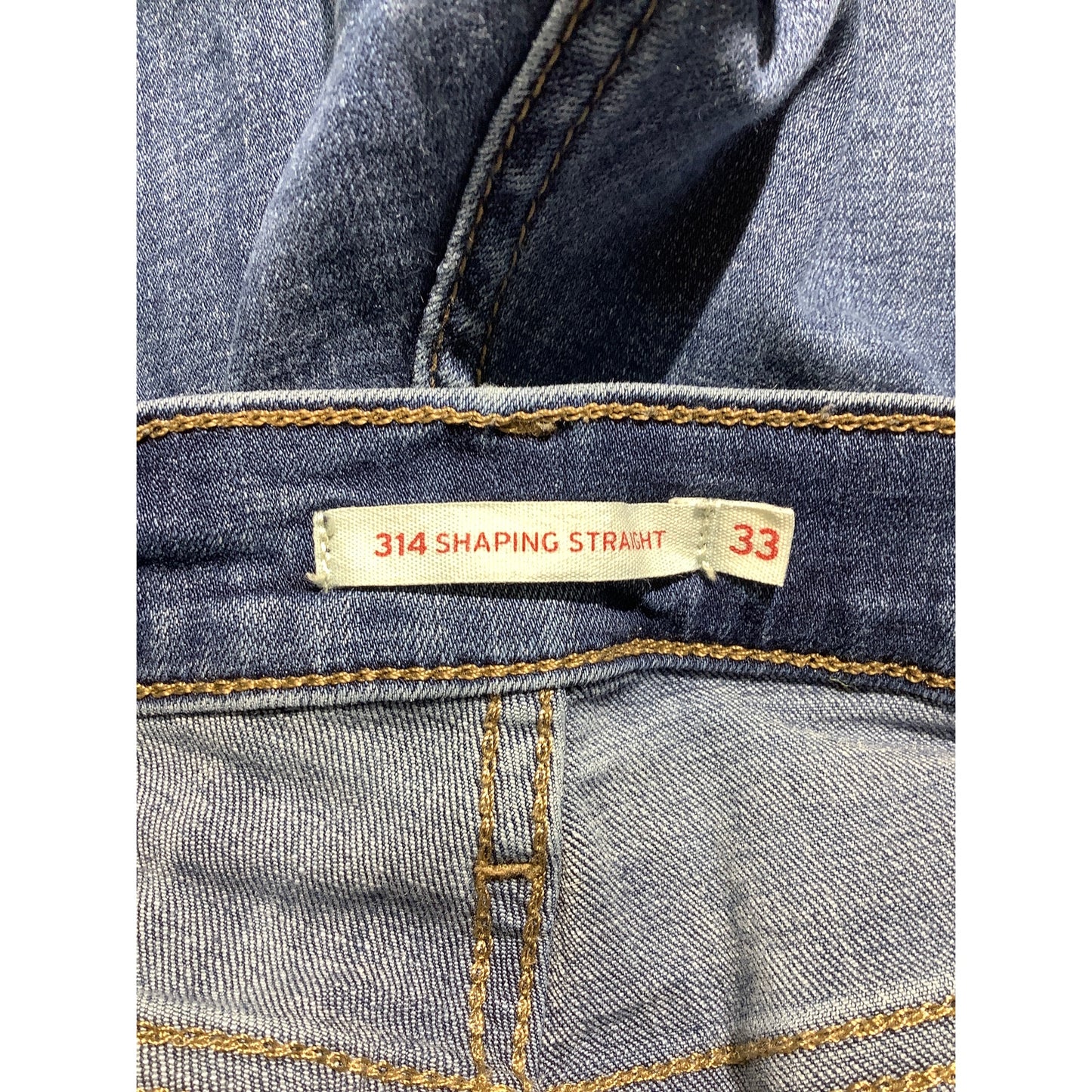 Levi’s 314 Shaping Straight Jeans Men’s 33W 30L — Classic, Casual, Cotton Blend