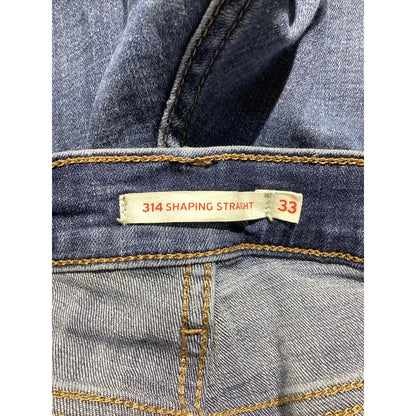 Levi’s 314 Shaping Straight Jeans Men’s 33W 30L — Classic, Casual, Cotton Blend