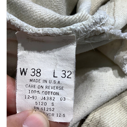 Hunt Club Light Beige Jeans Men’s 38W 32L - Wide Leg, Casual, Vintage-Inspired
