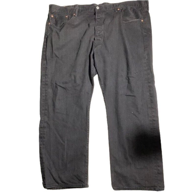Levi’s 501 Jeans Black Men’s 46W x 30L — Straight Leg, Button Fly, Classic Denim