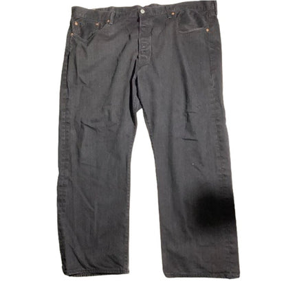 Levi’s 501 Jeans Black Men’s 46W x 30L — Straight Leg, Button Fly, Classic Denim