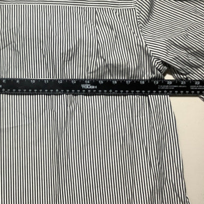 J.Crew Black White Striped Funnelneck Top Women’s 10 — Preppy, Coastal, Casual
