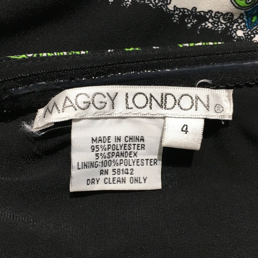 Maggy London Patterned Mini Dress Size 4 – Boho, Statement, Elegant