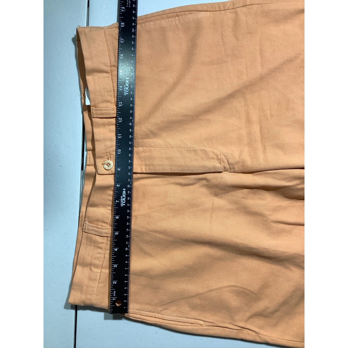 Scott Barber Orange Cotton Chino Shorts Men’s 34 — Preppy, Golf, Coastal