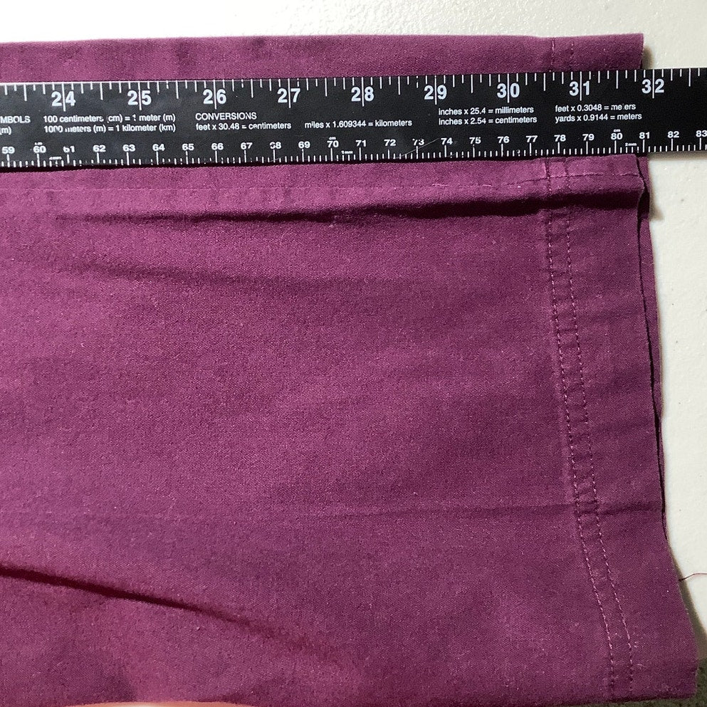 Koi by Kathy Peterson Purple Scrub Pants Women’s LG — Nursing, Medical, Workwear