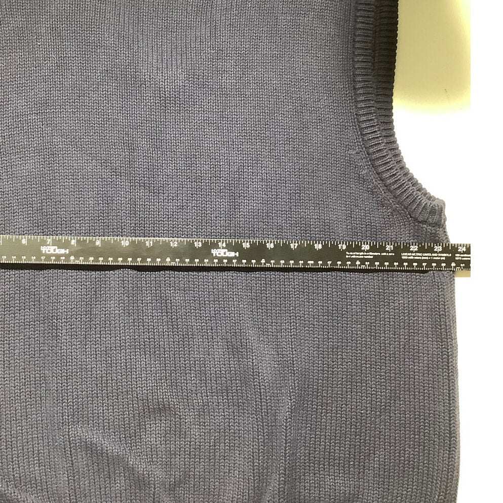 Eddie Bauer Sweater Vest, Navy Blue, Men’s Size XXL — Classic, Layering, Casual