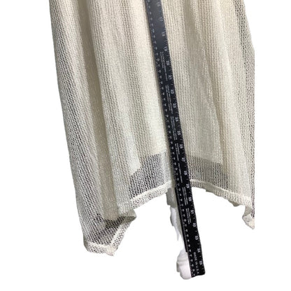 Catherines Crochet Cover-Up, Ivory, Women’s Size 1X — Boho, Beach, Lightweight