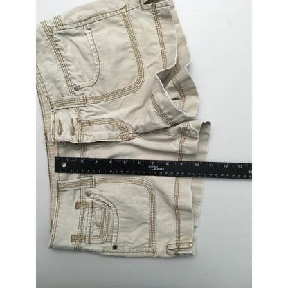 Hydraulic Light Brown Cargo Shorts Size 3/4 - Y2K, Streetwear, Casual