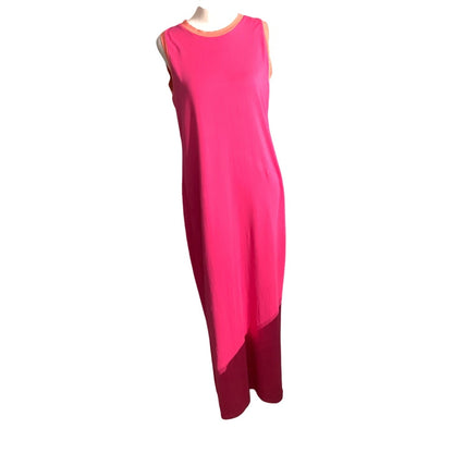 Calvin Klein Maxi Dress Women’s Size S – Hot Pink, Minimalist, Sleeveless