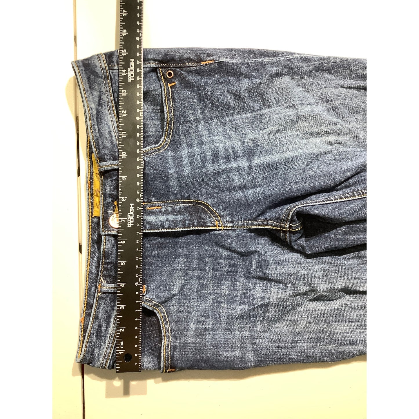 Seven7 Dark Wash Denim Jeans Women’s Size 4 – Classic, Embroidered, Straight Leg