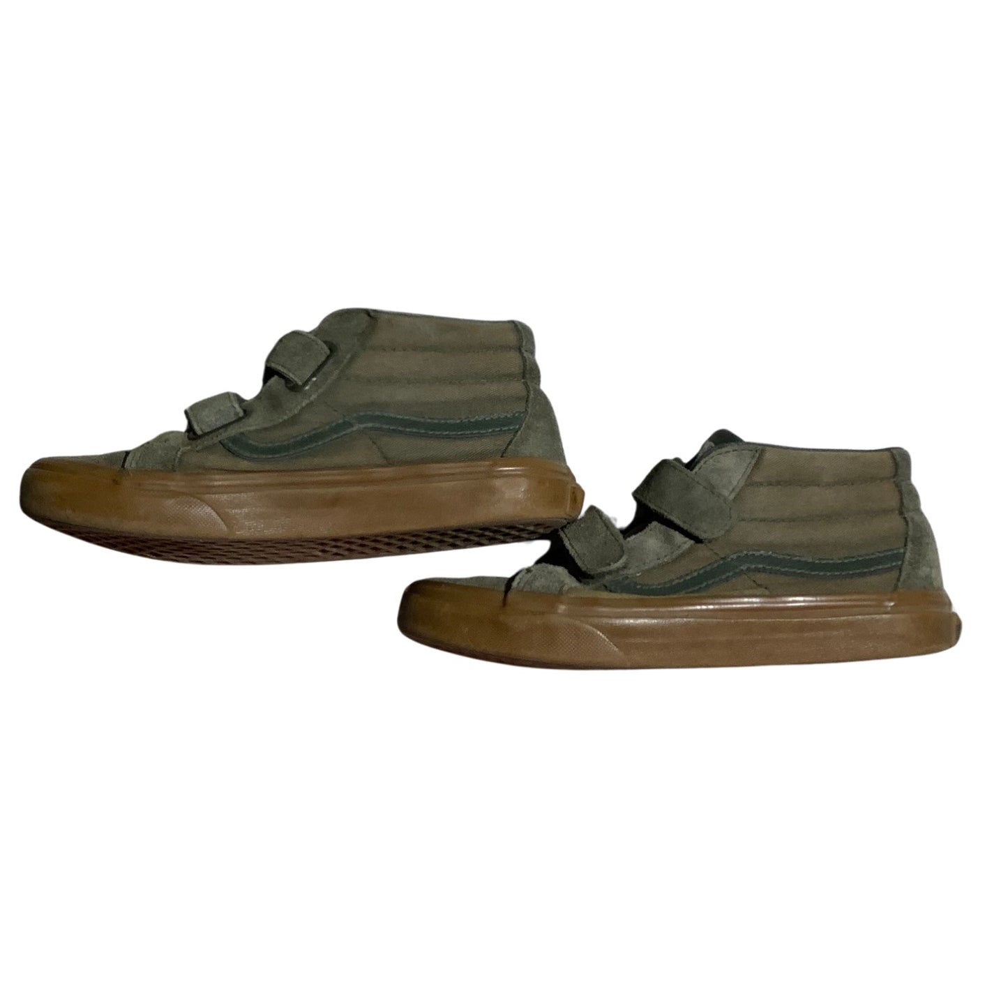 Vans Sk8-Mid Reissue V Suede Strap Sneakers Kids 2.5 — Skate, Casual, Streetwear