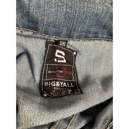 SOUTHPOLE Denim Vest 5X Big & Tall - Streetwear, Grunge, Edgy