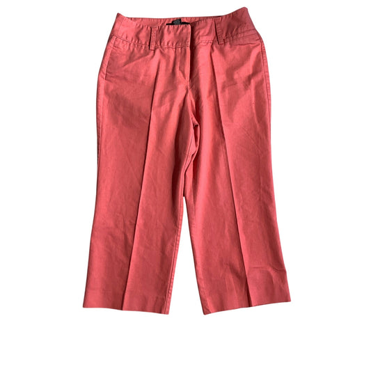 Larry Levine Coral Capris Size 8 – Office Siren, Classic, Minimalist