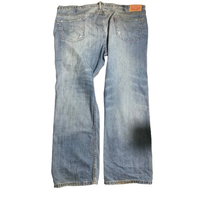 Levi’s 569 Loose Straight Jeans Men’s 42W 32L — Distressed, Casual, 100% Cotton