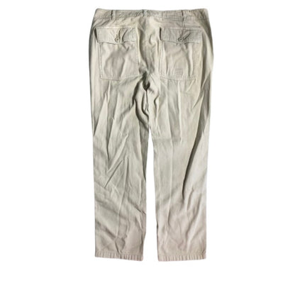 American Eagle Cream Utility Cotton Pants Size 6 - Casual, Workwear, Streetwear