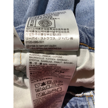 Levi's Men's 38x30 511 Blue Denim Slim Straight Jeans