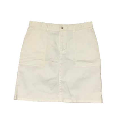 Lauren Ralph Lauren White Skirt, Size 12 – Classic, Preppy, Minimalist