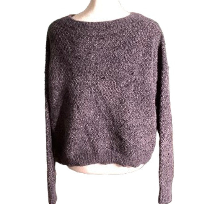 Double Zero  V-Neck Knit Sweater Women’s Size S/M — Boho, Casual, Oversized