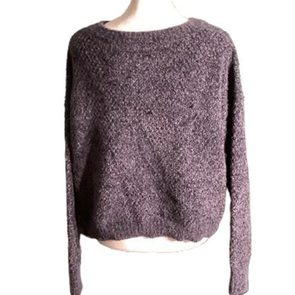 Double Zero  V-Neck Knit Sweater Women’s Size S/M — Boho, Casual, Oversized