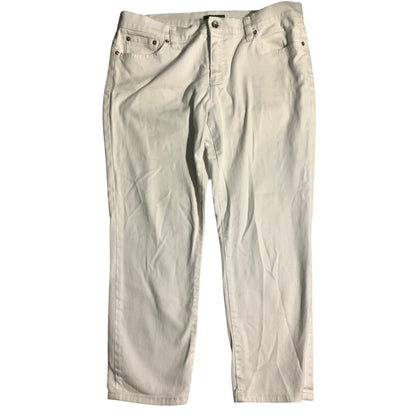 Lauren Ralph Lauren Women’s Jeans Size 12 — White, Denim, Cropped
