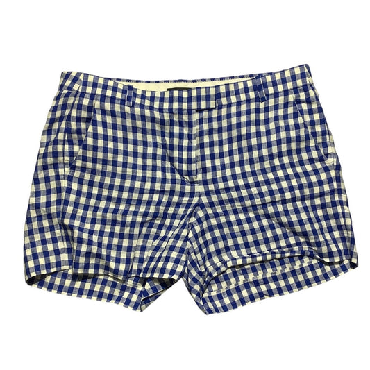 J.Crew Gingham Linen Lightweight Shorts Women’s Size 8 — Preppy, Coastal, Summer