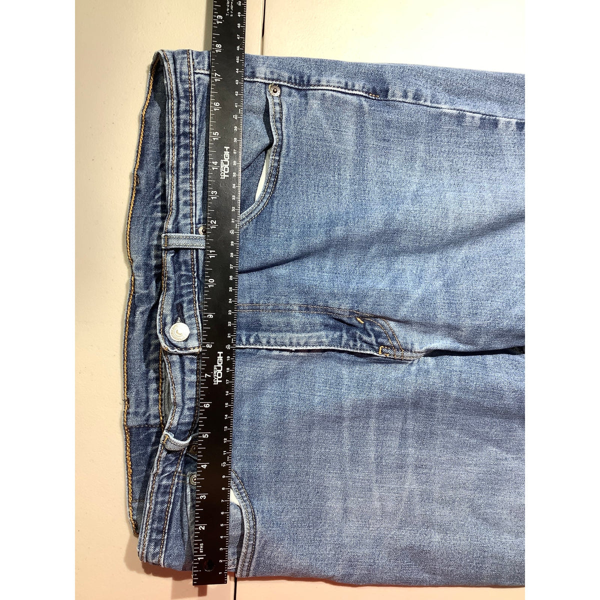 Levi's Men's 38x30 511 Blue Denim Slim Straight Jeans