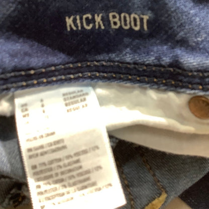American Eagle Dark Wash Kick Boot Jeans Women 6 — Stretch, Flare, Casual