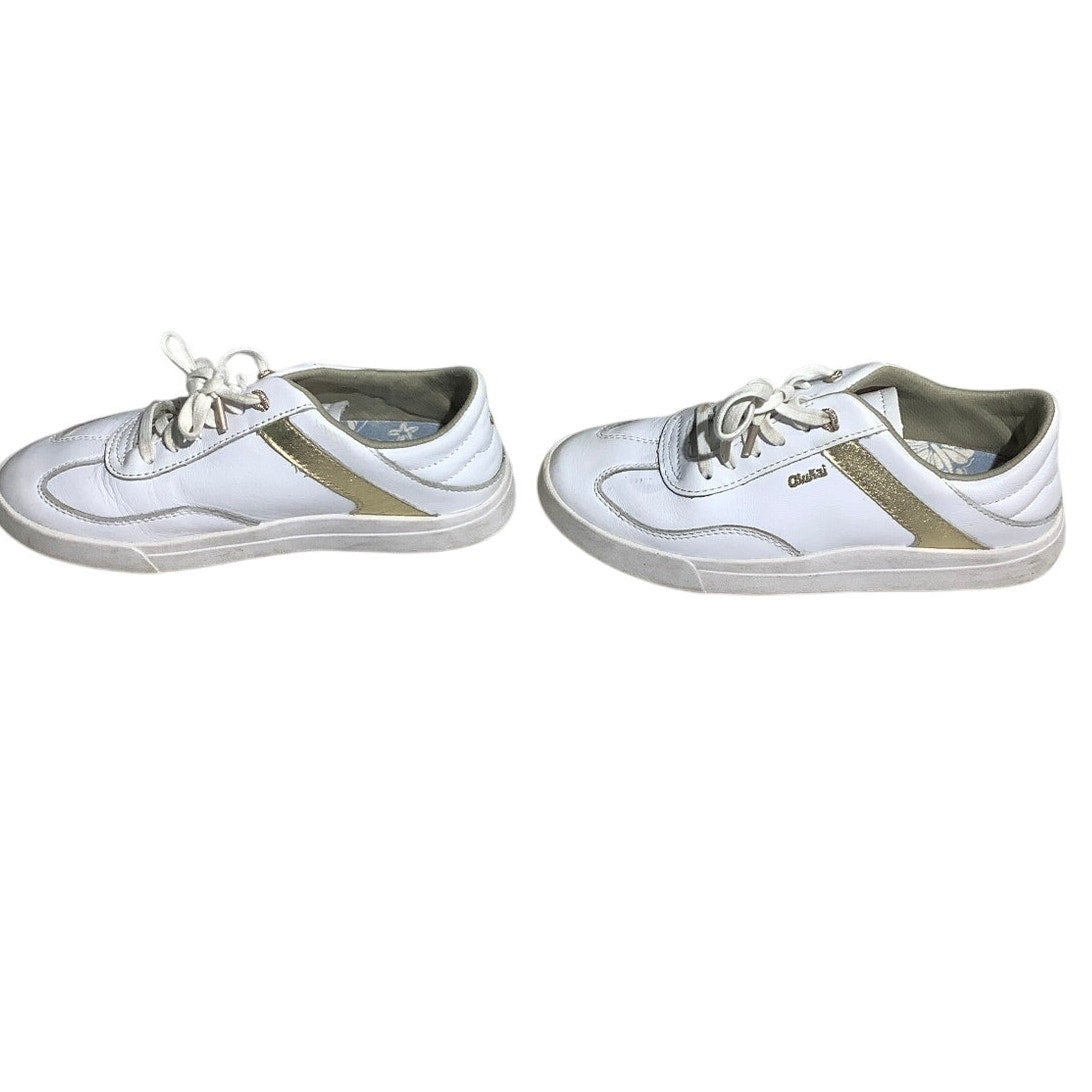 Olukai Ha'upu Leather Sneakers Women’s 6 – Casual, Comfortable, Island-Inspired