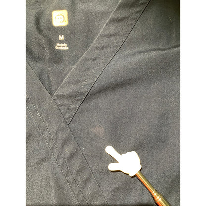 WonderWink Navy Blue Scrub Top, Women’s Size M — Medical, Nursing, Healthcare