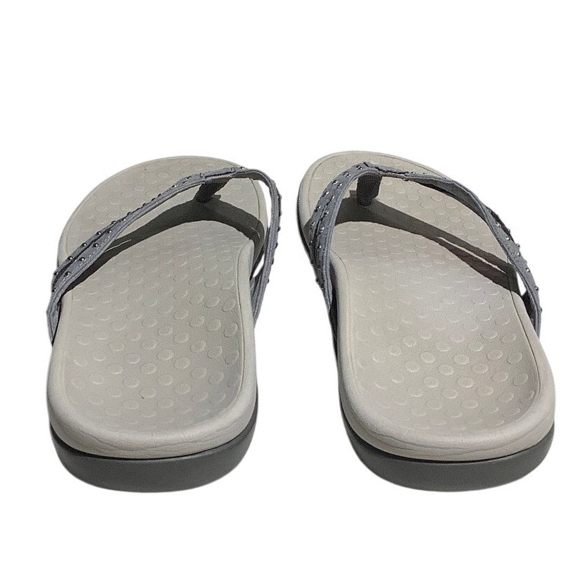 Vionic Tasha Studded Flip Flops Women’s Size 9 — Comfort, Casual, Supportive
