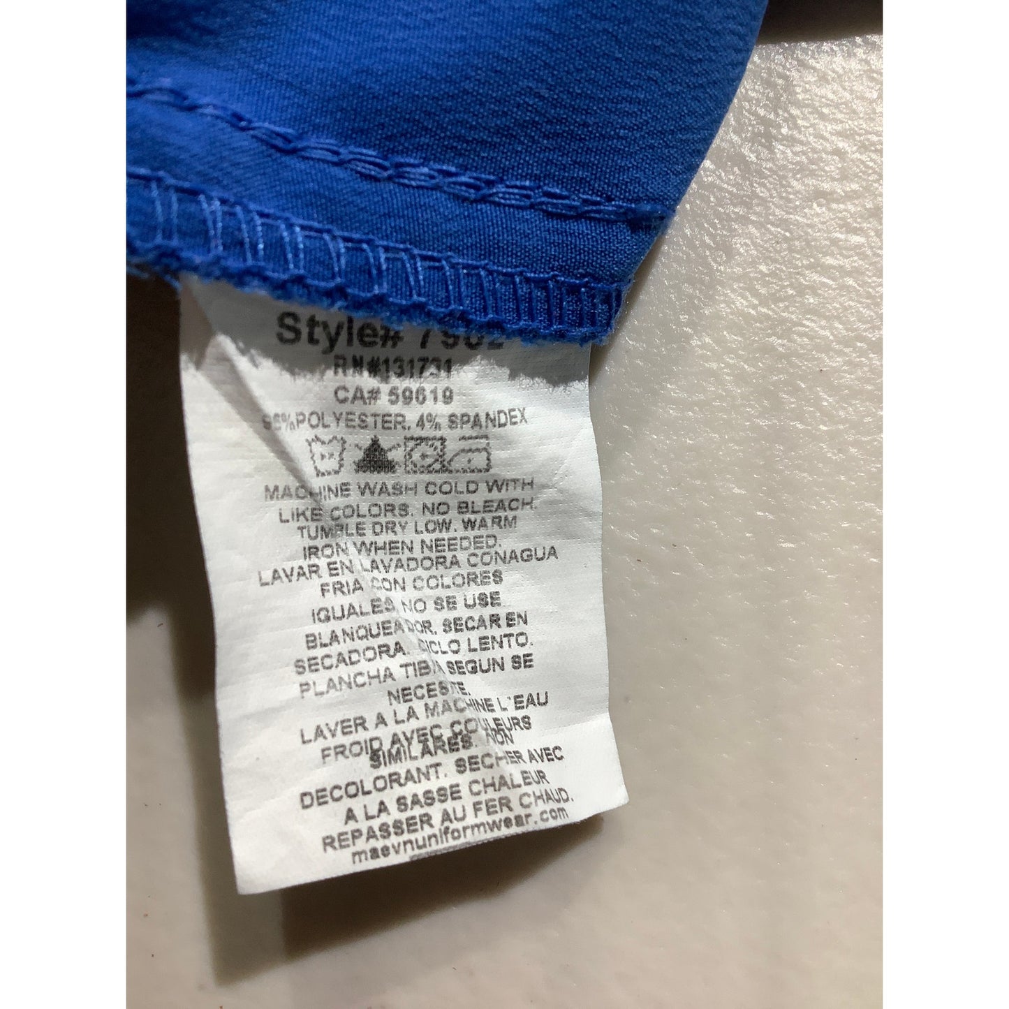 Pure Bright Blue Scrub Pants Size M – Athleisure, Workwear, Comfortable