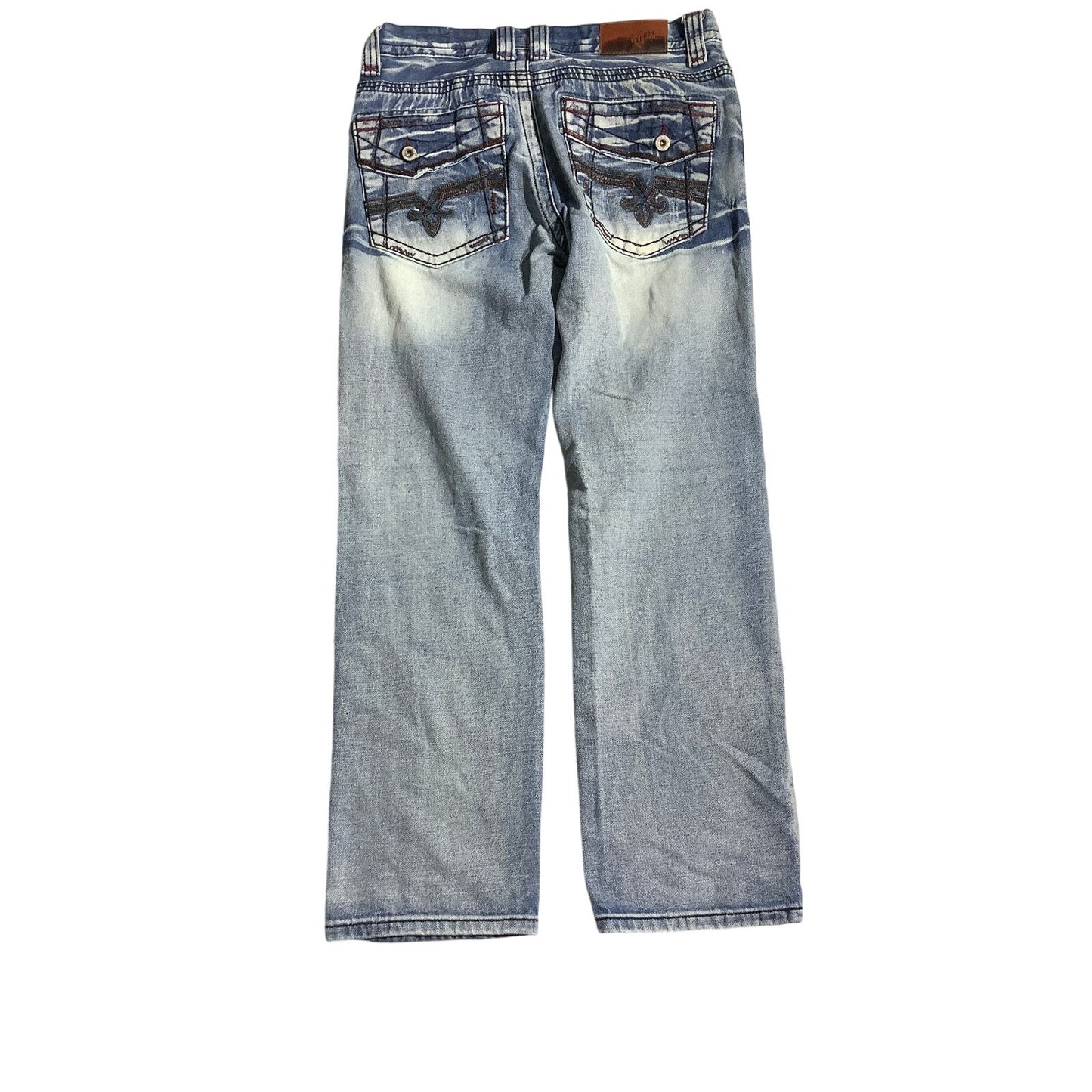 Nation of Saints Men’s Jeans Size 32W x 30L – Stone Wash, Straight, Cotton