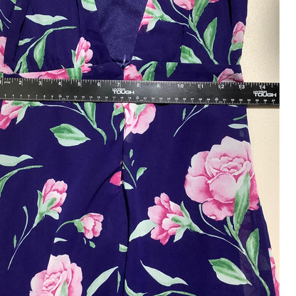 Lulus Floral Maxi Dress Women’s Size Small – Purple, Sleeveless, V-Neck