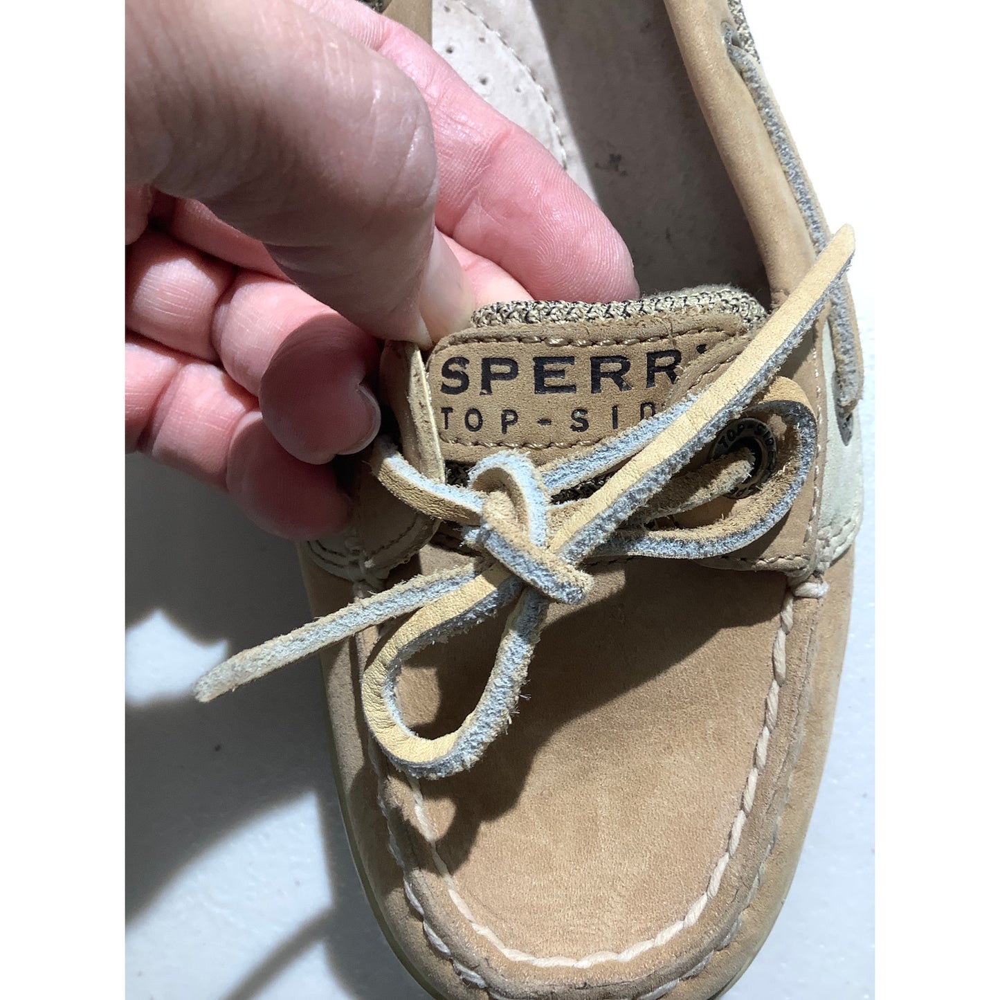 Sperry Angelfish Brown Leather Boat Shoes Women’s 6.5M — Casual, Nautical, Deck