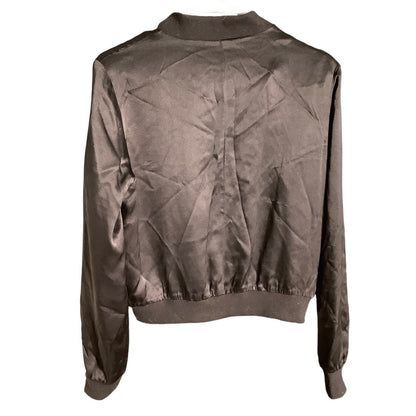 Clio Gold Dragon Silk Jacket Youth Size M — Embroidered, Satin, Statement