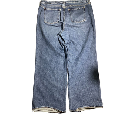 Old Navy Women’s Denim Blue Size 20 — Extra High-Rise, Sky-Hi, Wide Leg