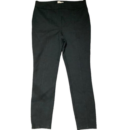 Anthropologie The Essential Slim Black Dress Pants with Ankle Zippers