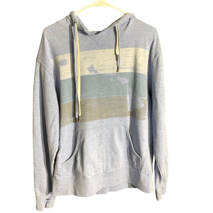 Honolua Faherty Sky Surfing Stripe Hoodi Men’s Size L — Surf, Beach, Casual
