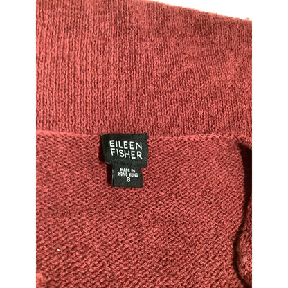 Eileen Fisher Maroon Sweater Tank S - Minimalist, Chic, Cozy