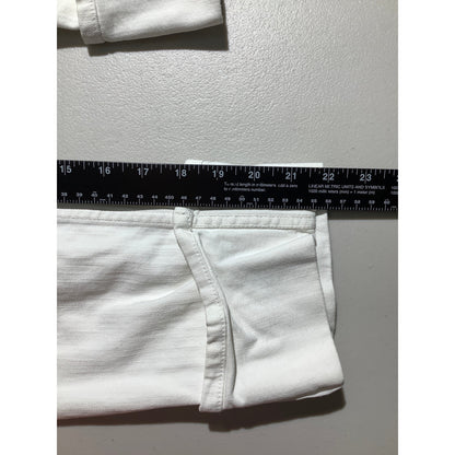 Banana Republic Women’s Capris Size 2 — White, Slim, Casual